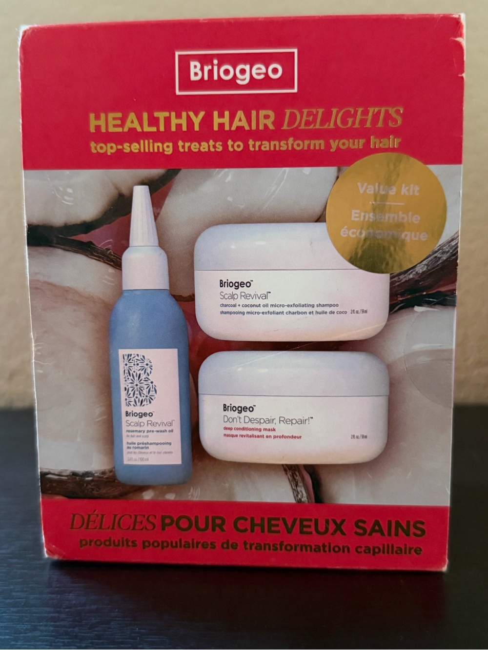 Limited edition BRIOGEO Healthy Hair Delights Gift Set for Scalp-to-Strand Care